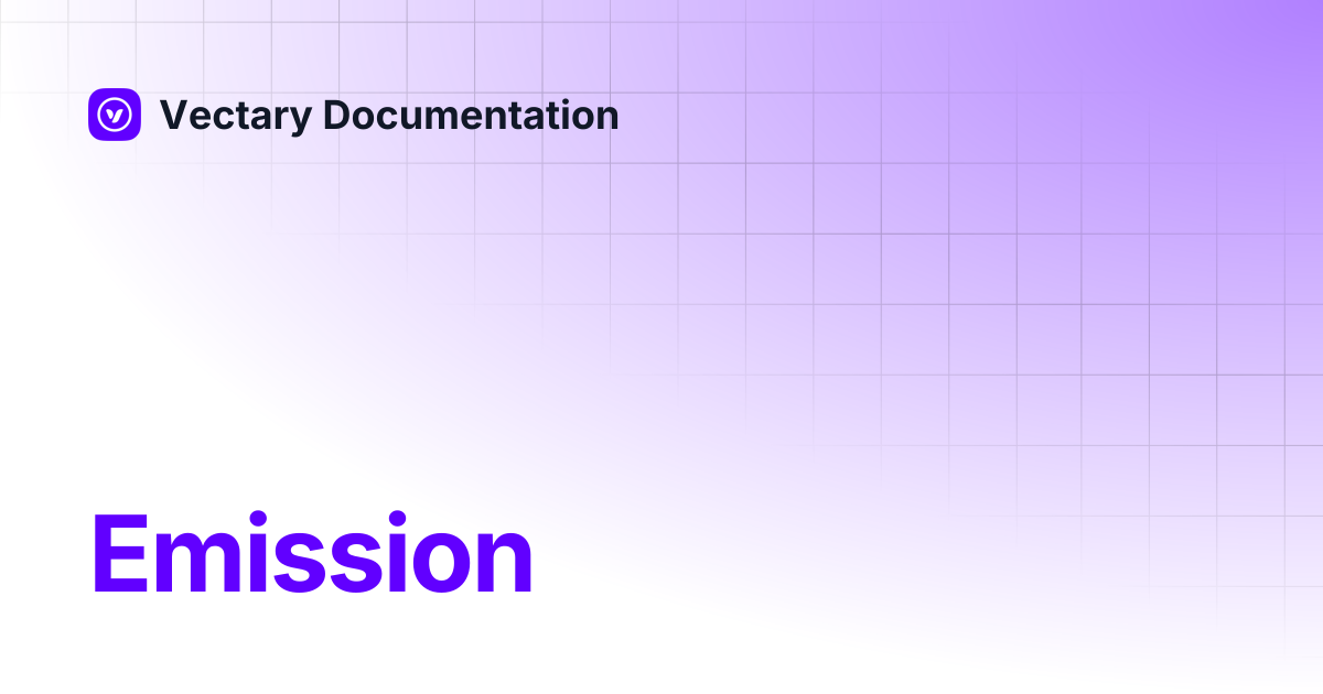 Emission | Vectary Documentation