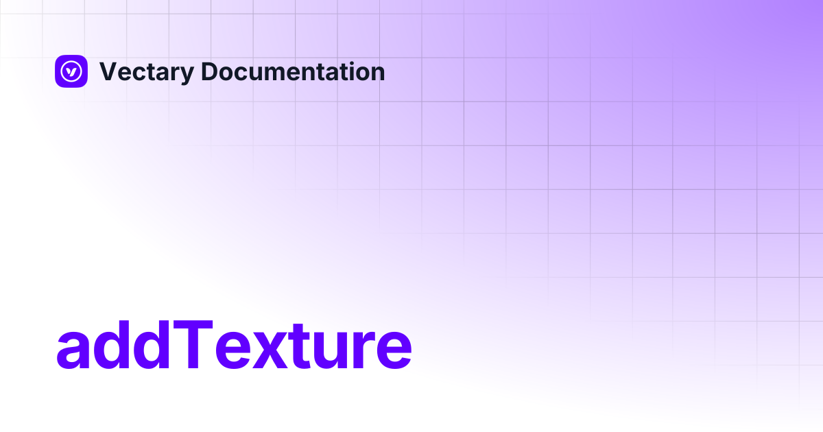 addTexture | Vectary Documentation